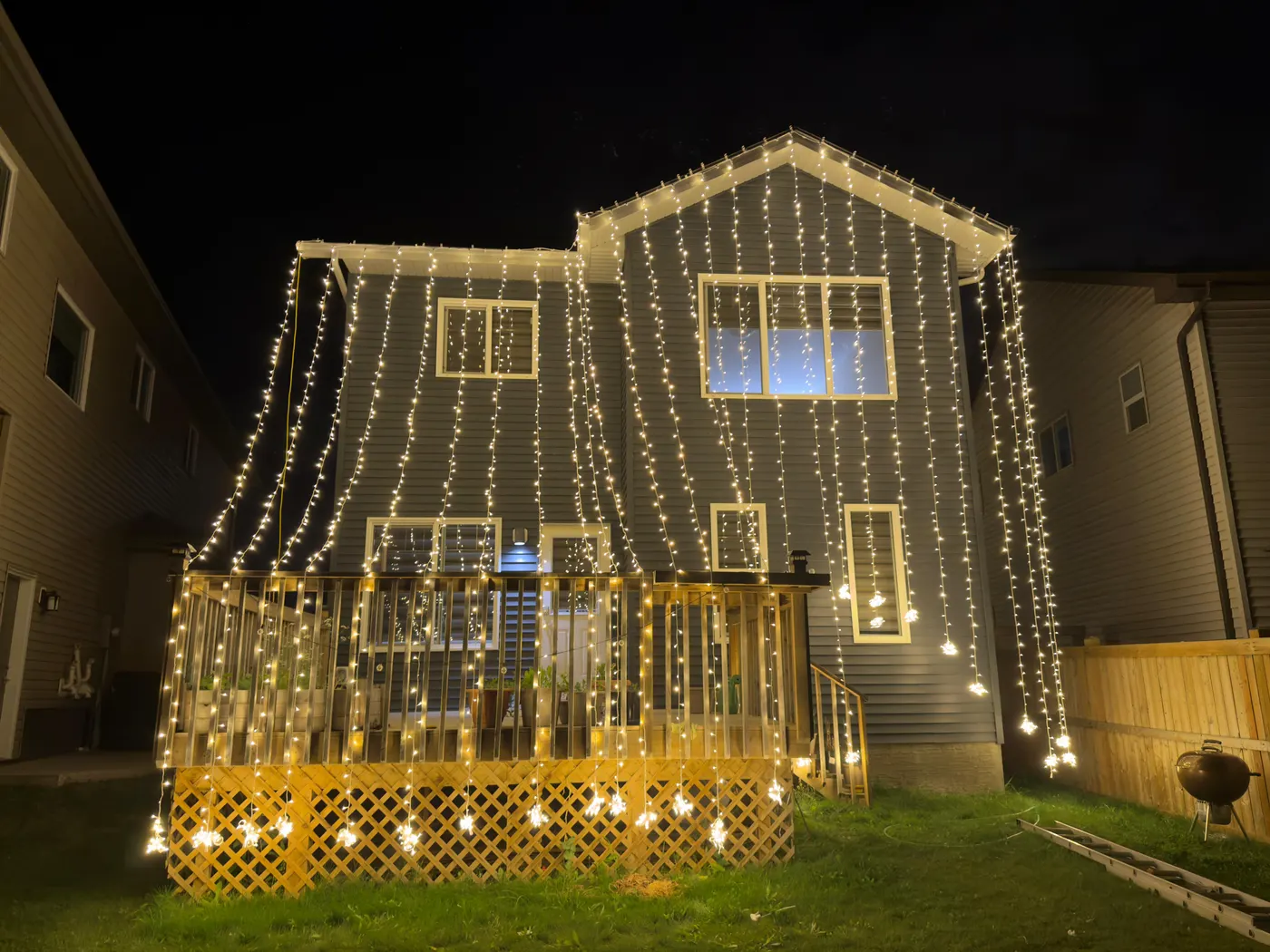 Cascading Puddled Ends installation
